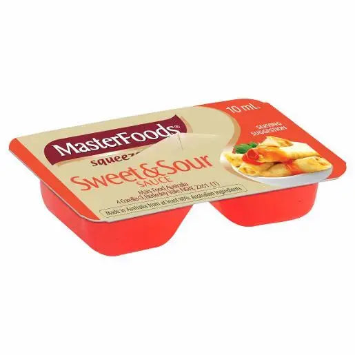 MasterFoods Sweet & Sour Sauce Squeeze-On | 100 x 14g - petitstresors