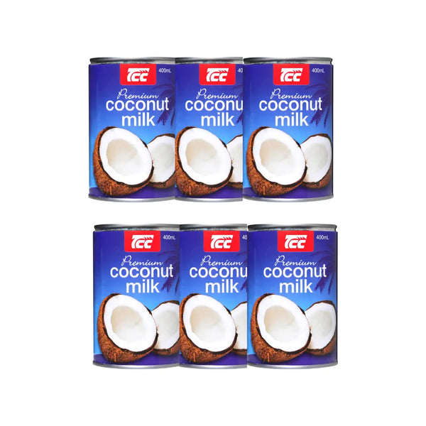TCC Coconut Milk 400ml V  6Pk TCC Coconut Products