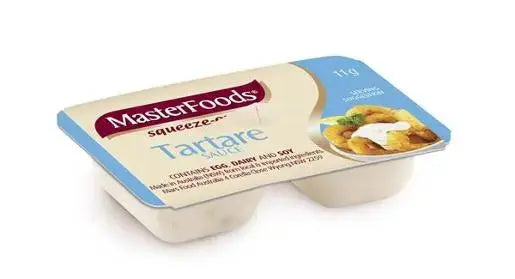 MASTERFOODS tartare SAUCE PORTION PORTIONS PC X 100 (14G) SQUEEZE PIECE
