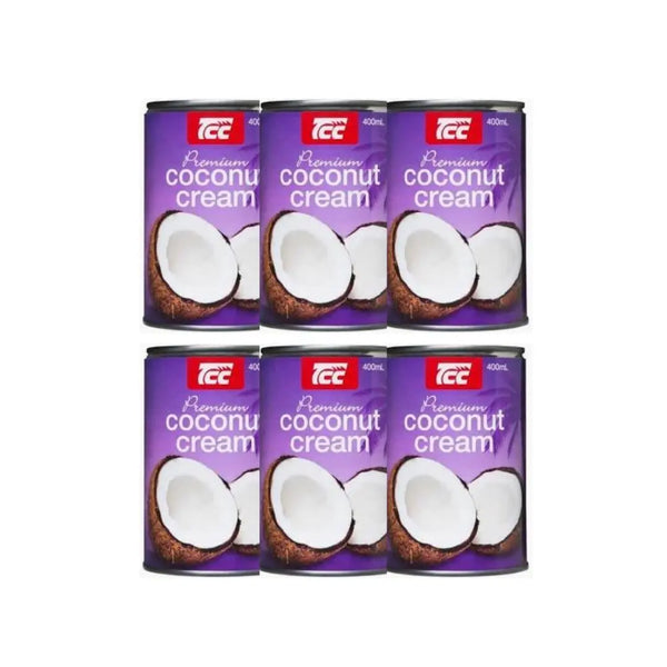 TCC Coconut Cream 400ml 6 Pack TCC Coconut Products