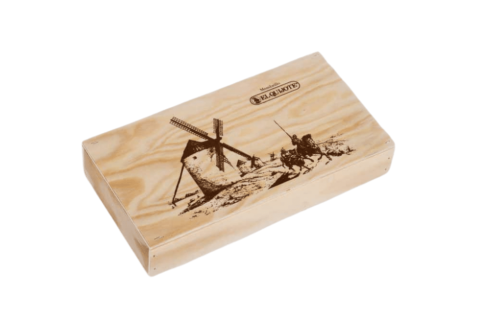 Caja de Madera de Crema de Membrillo (Wooden Box of Quince Cream) 400g GF El Quijote