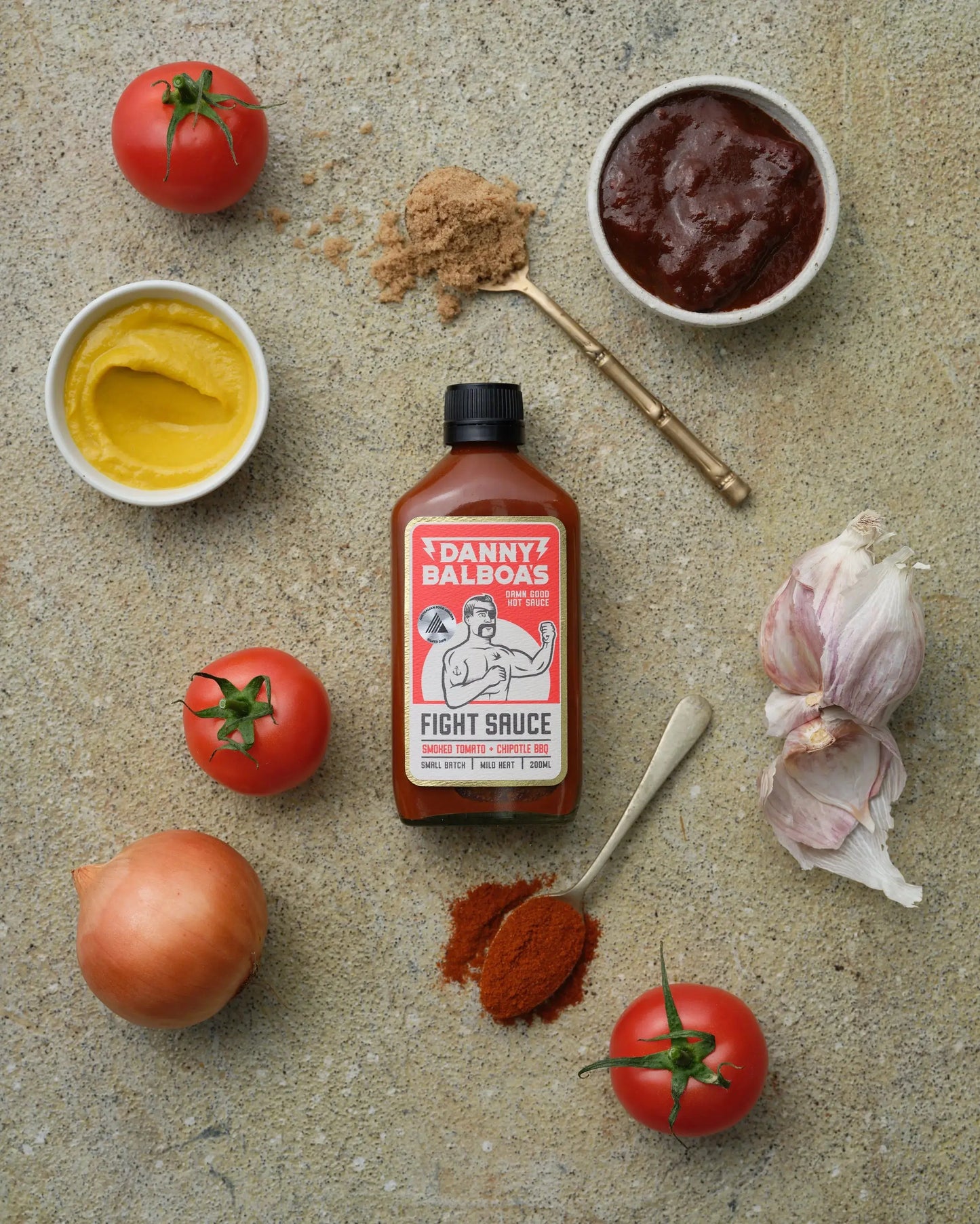 Danny Balboa | Fight Sauce Smoked Tomato and Chipotle BBQ | Petitstresors Danny Balboas