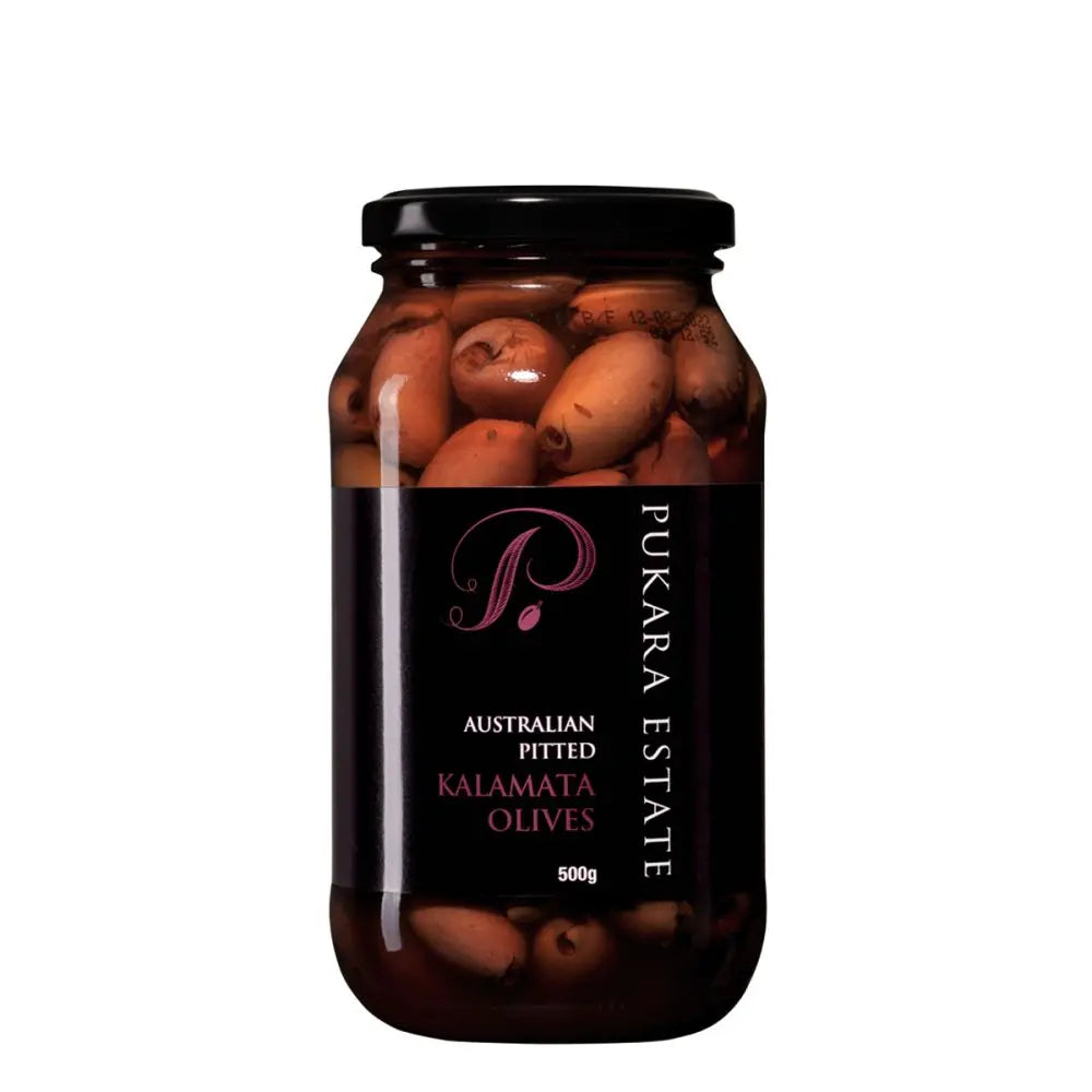 Pukara Estate _ Australian Pitted Kalamata Olives 500g- PetitsTresors Pukara Estate