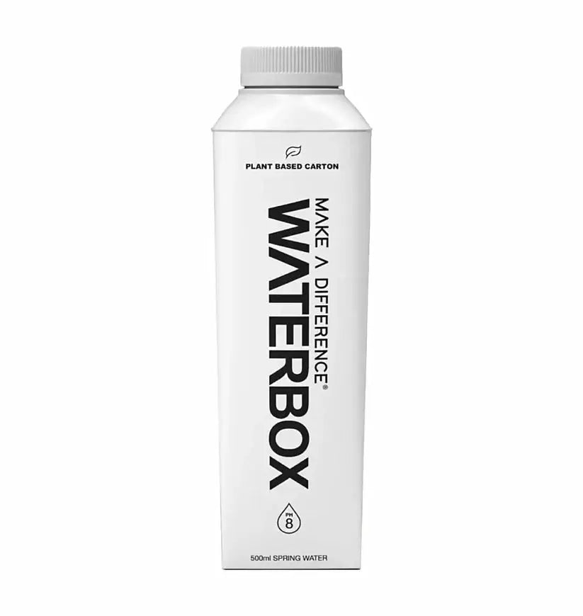 Eco-friendly Sustainable Ph8 Spring Water in Plant Based Carton - 500ml Carton WaterBox