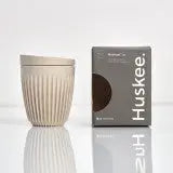 Huskee Cup | Reusable Cup with Lid 8oz/236ml Natural - petitstresors