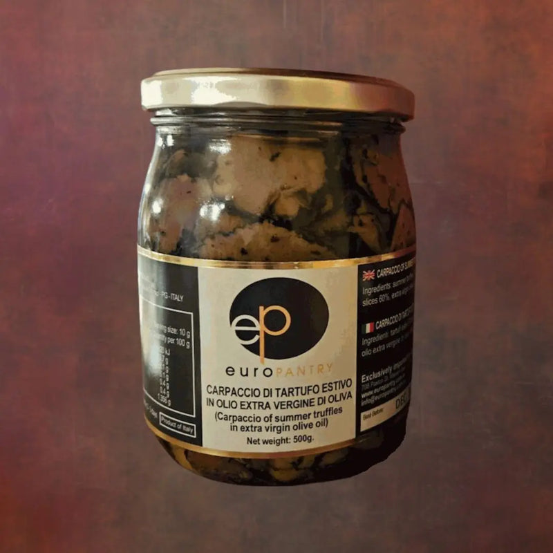 Euro Pantry Truffle Carpaccio - Thin slices of truffle in EV Olive Oil - petitstresors
