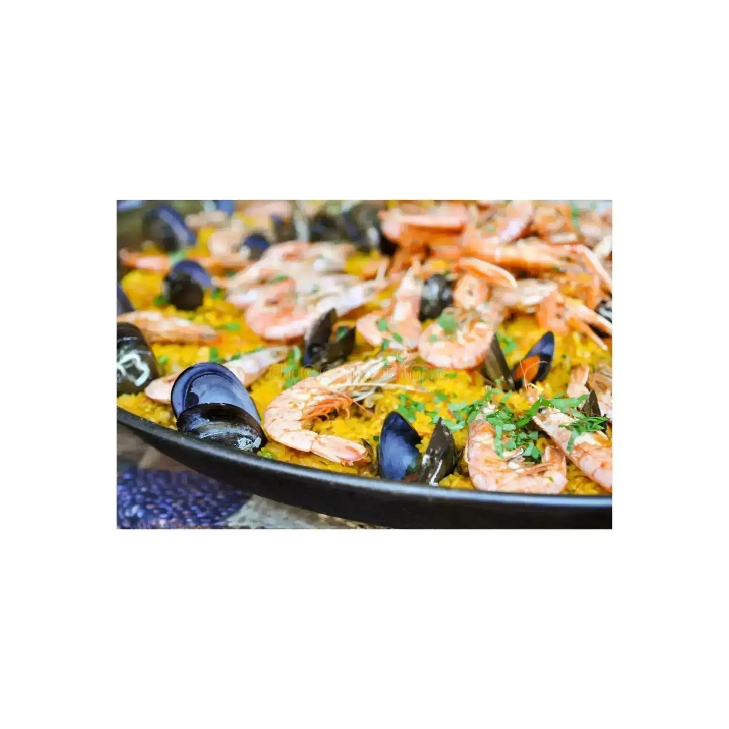 Paella Pan 38 cm perfect for Eight - petitstresors